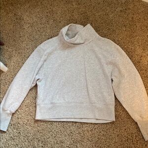 Abercrombie & Fitch Light Gray Turtleneck Sweater